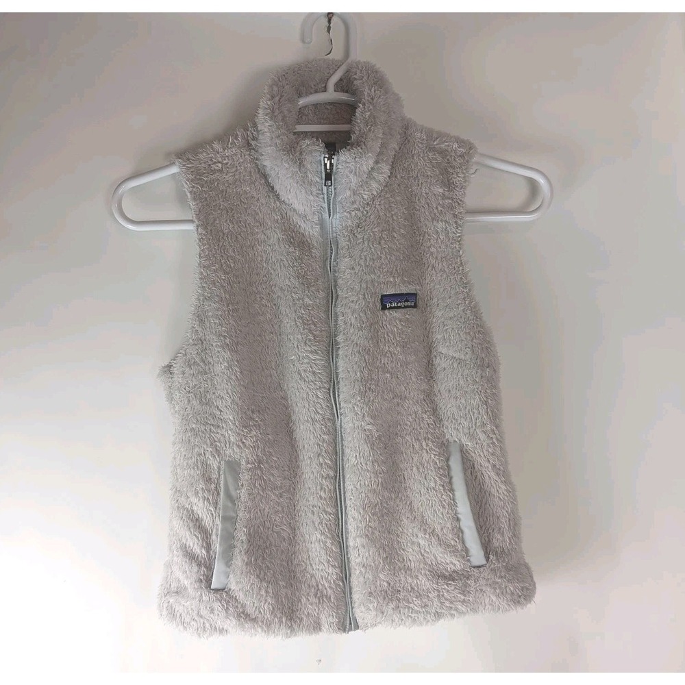 Patagonia Womens Los Gatos Sherpa Vest High Pyle  Fleece Full Zip  Small